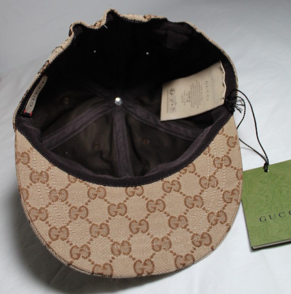 NWT GUCCI GG Monogram Supreme Soft Baseball Hat Cap 25 M 58 cm 751400 NWT GUCCI GG Monogram Supreme Soft Baseball Hat Cap 25 M 58  main image 2