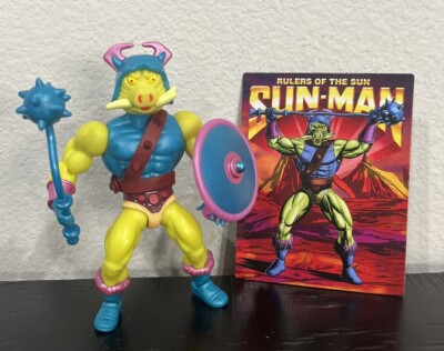 PIG HEAD - HE-MAN MOTU /LOOSE COMPLETE SUNMAN From Target Exclusive 3 Pack