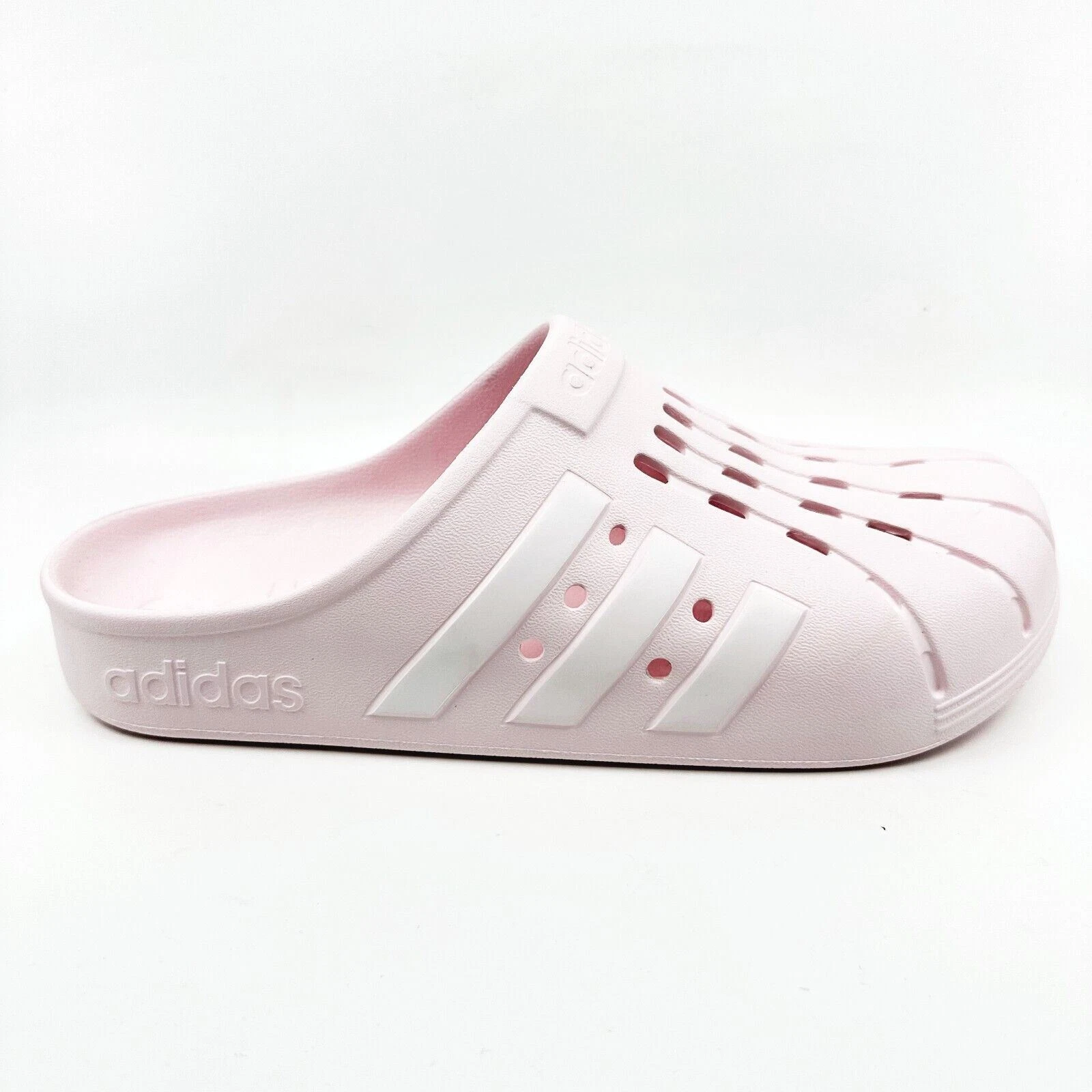 ADIDAS Sandali comfort da uomo Adilette Adilette Clog rosa bianchi GZ5888