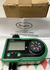 SCOTTS Outdior Electronic Water Timer for Garden Hose Sprinkler SCT30767