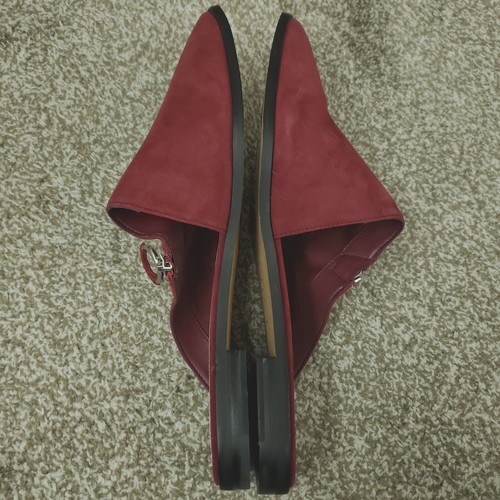 1. State Mules Shoes Women Size 9.5 US 41 EU Red (Rosso) 1S-FELID Suede - Picture 9 of 16