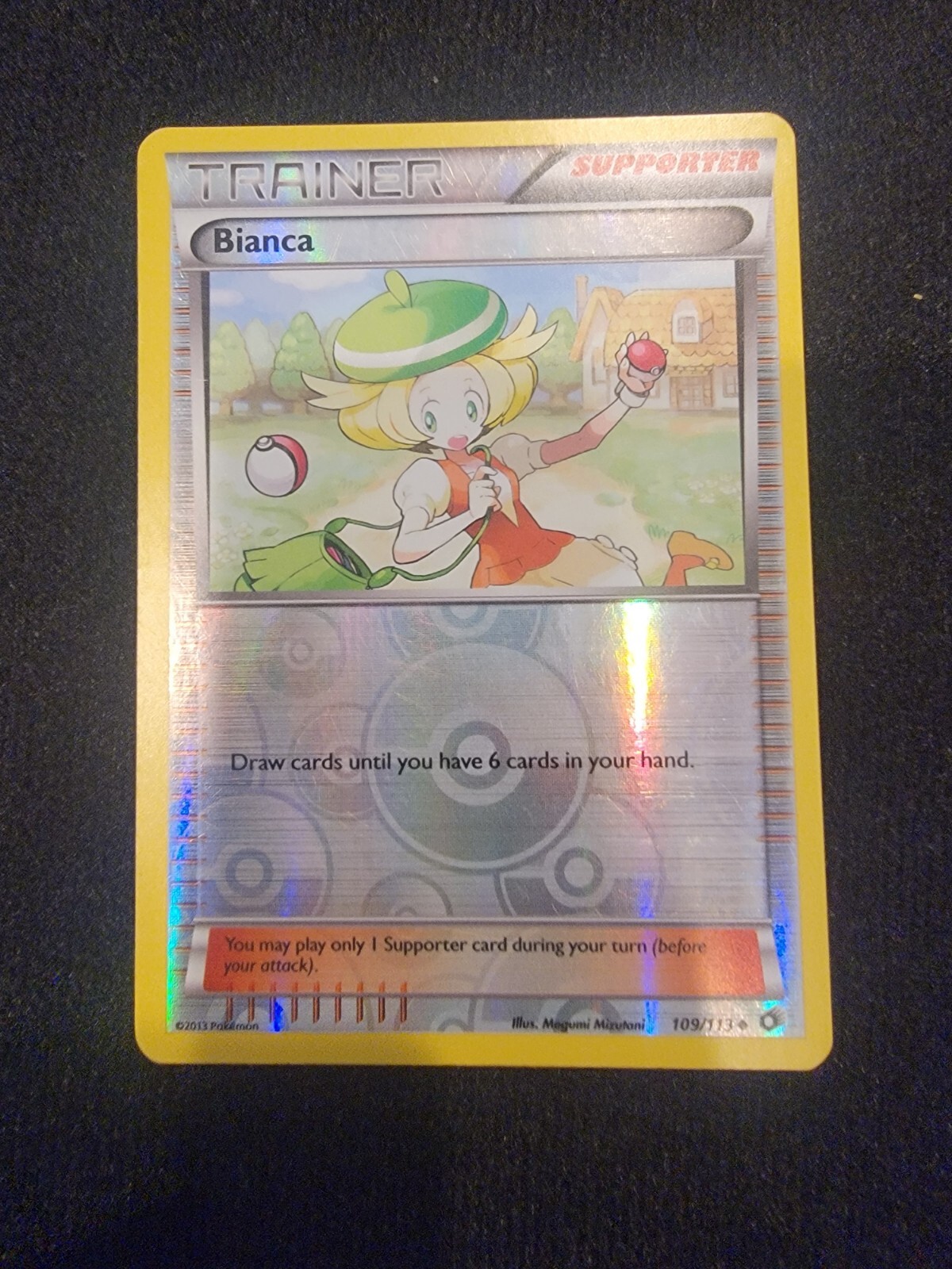 Bianca 109/113 B&W Legendary Treasures Reverse Holo Pokemon Card - LP