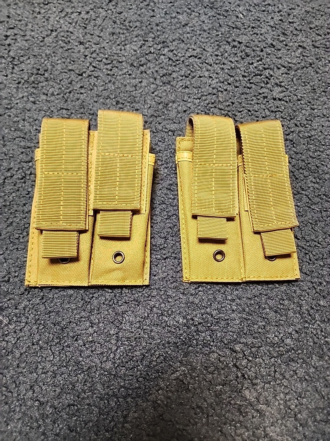 Condor MA52 MOLLE Tactical Double Pistol Mag Pouch Holster in Brown-image