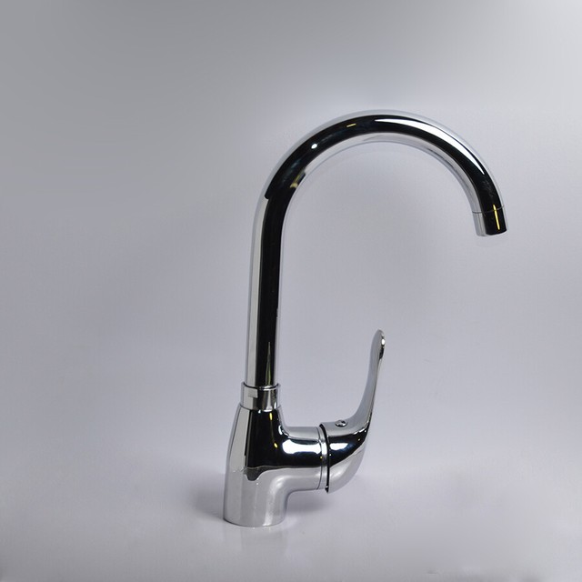 MISCELATORE RUBINETTO MONOCOMANDO PER LAVELLO CUCINA CANNA ALTA OTTONE CROMATO MISCELATORE RUBINETTO MONOCOMANDO PER LAVELLO CUCINA CANNA ALTA OTTONE CROMATO
