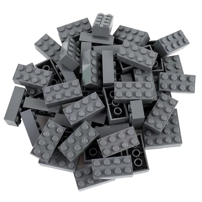 LEGO® 2x4 Steine Bausteine Dunkelgrau - verschiedene Stückzahlen - 3001 NEU - Bild 1 von 4