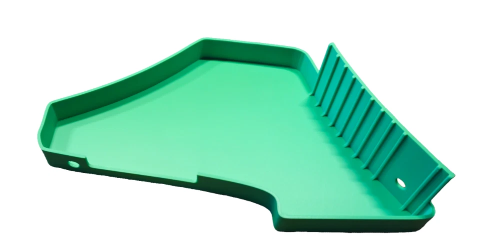 Hercules Prima GT/GX rechter und linker Seitendeckel -verkleidung grün - Bild 3 von 4