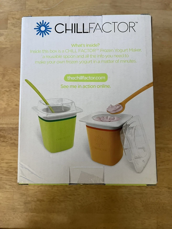 НОВЫЙ Chill Factor замороженный йогурт Maker (зеленый) сделать замороженный йогурт за минуты - Изображение 3 из 4