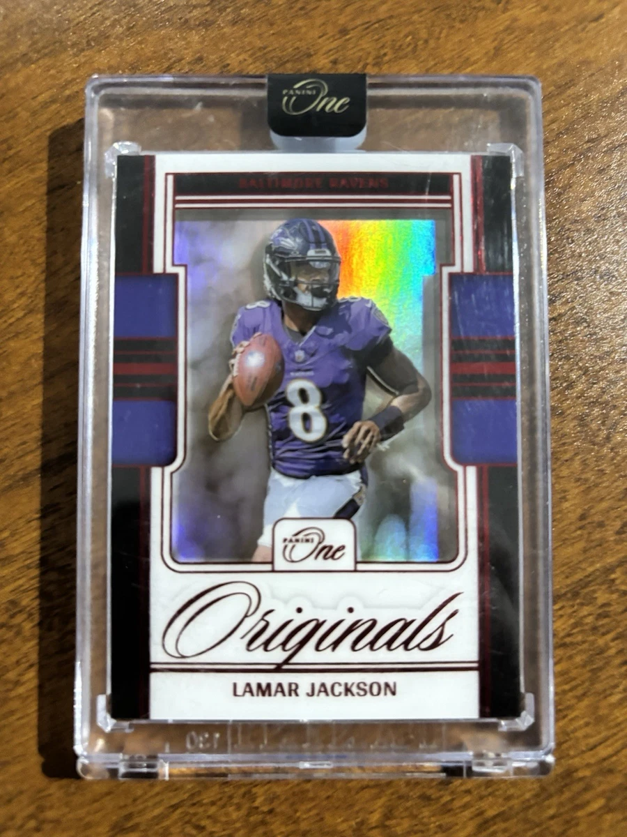 ラマージャクソン　サイン　ミニヘル Lamar Jackson Football Short Print Sports Trading Cards