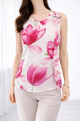Bluse Armani 34 xs Bunt Damen Tunika Sommer Oberteil Hemd Shirt Top Np 159 Neu - Bild 1 von 4