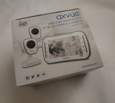 Axvue HD992 Video Baby Monitor 5" HD LCD Screen Digital Display w/ 2 Cameras