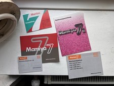 Mamiya 7II & 7 Anleitungen für Kameras, Panorama-Adapter, Wechselobjektive