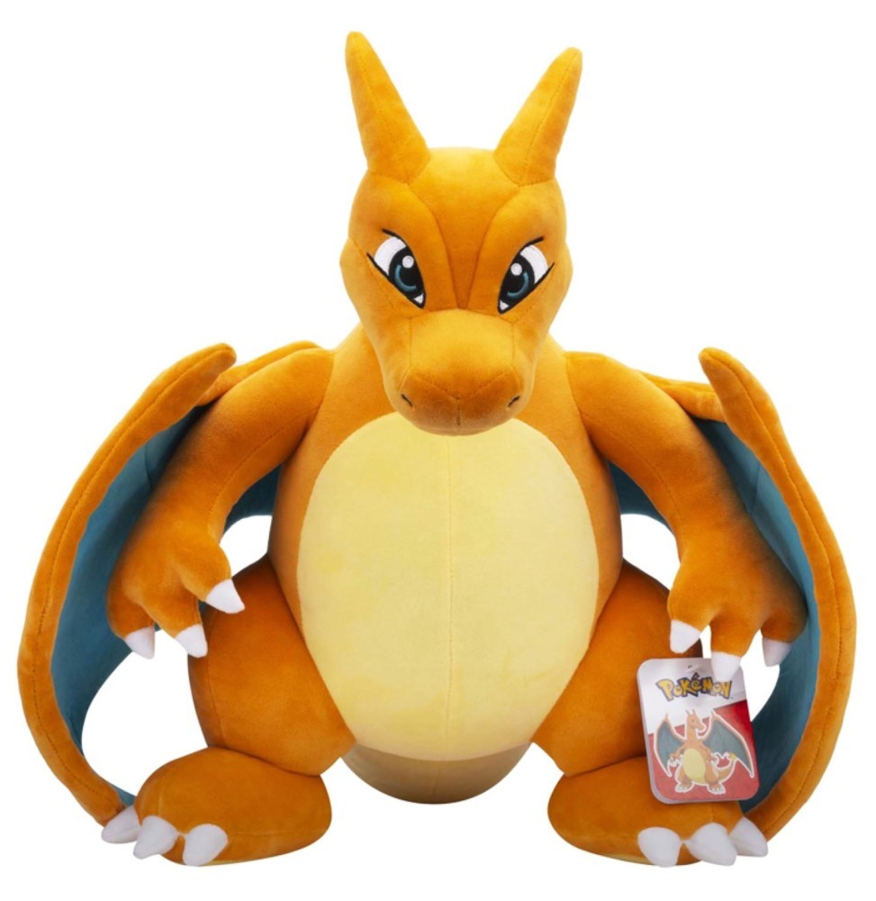 Peluche Pokémon Dracaufeu 60 cm cadeau idéal anniversaire ado et adulte