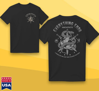 Architects   Everything Ends World in Ruins Globe T-Shirt