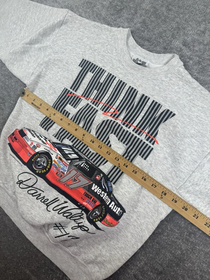 Sudadera Darrell Waltrip 1993 NASCAR vintage para niños talla grande 14-16 Foto 3 de 4
