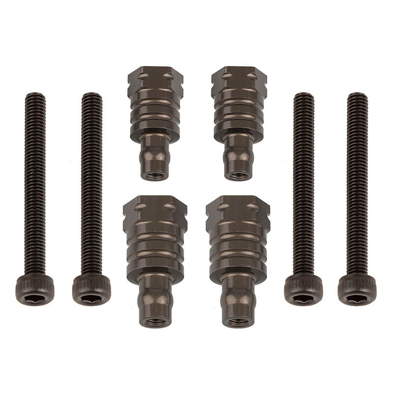 Team Associated RC8B4.1/E FT Shock Bushings 12.5mm/16mm Aluminium