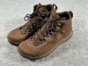 Oboz Bozeman Mid Leather Boots Mens 10.5 Brown Trail Hiking Backpacking OBOZ Bozeman Mid Leather B-Dry Waterproof Hiking Boots On  main image 2