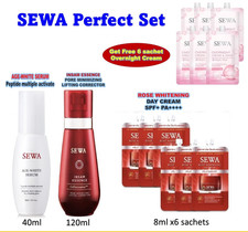 SEWA Insam Essence Age Serum Day Anti Aging Radiant Smooth Soft Skin Lifting Set