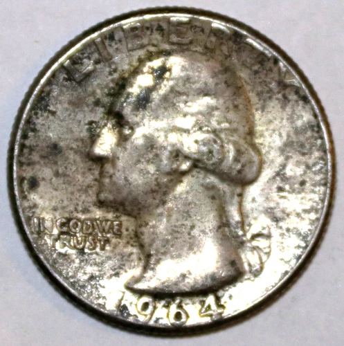 1964-P Washington Quarter - 90% Silver - Extra Fine - #1365EA