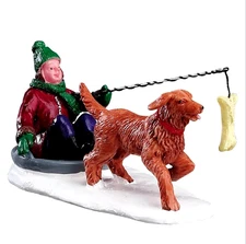 Lemax ALTERNATIVE ENERGY DOG #32135 Vail Christmas Village Figurines 2013 New