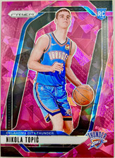 Nikola Topic RC 2024/25 Panini Prizm PINK CRA...
