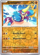 Crabrawler Obsidian Flames 114/197 Common Pokemon Reverse Holo NM Pokemon Card