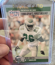Pro Set 1990 Rookie #690 Ben Smith Philadelphia Eagles NFL Football Card