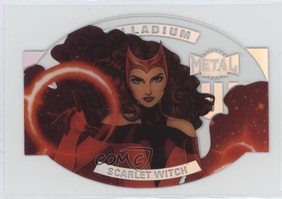 2024 Skybox Marvel Metal Universe Avengers Palladium Scarlet Witch #P-9 02v3