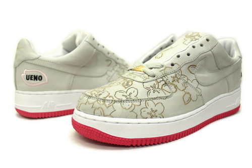 Nike Air Force 1 Low Ueno Sakura White 309360-001 Men's Size - Picture 2 of 5
