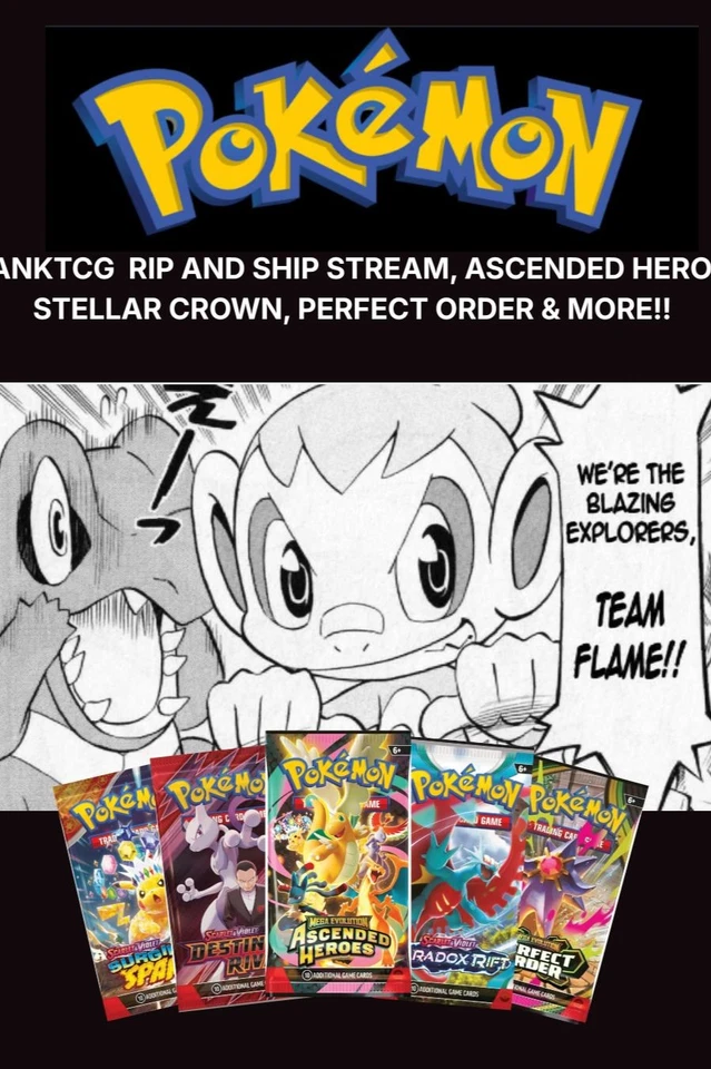 ✨ BlankTCG Rip'N'Ship Pokemon English only! ✨