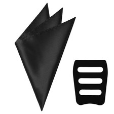 Pocket Squares for Men Solid Color Mens Handkerchiefs with Pocket Square Hold...