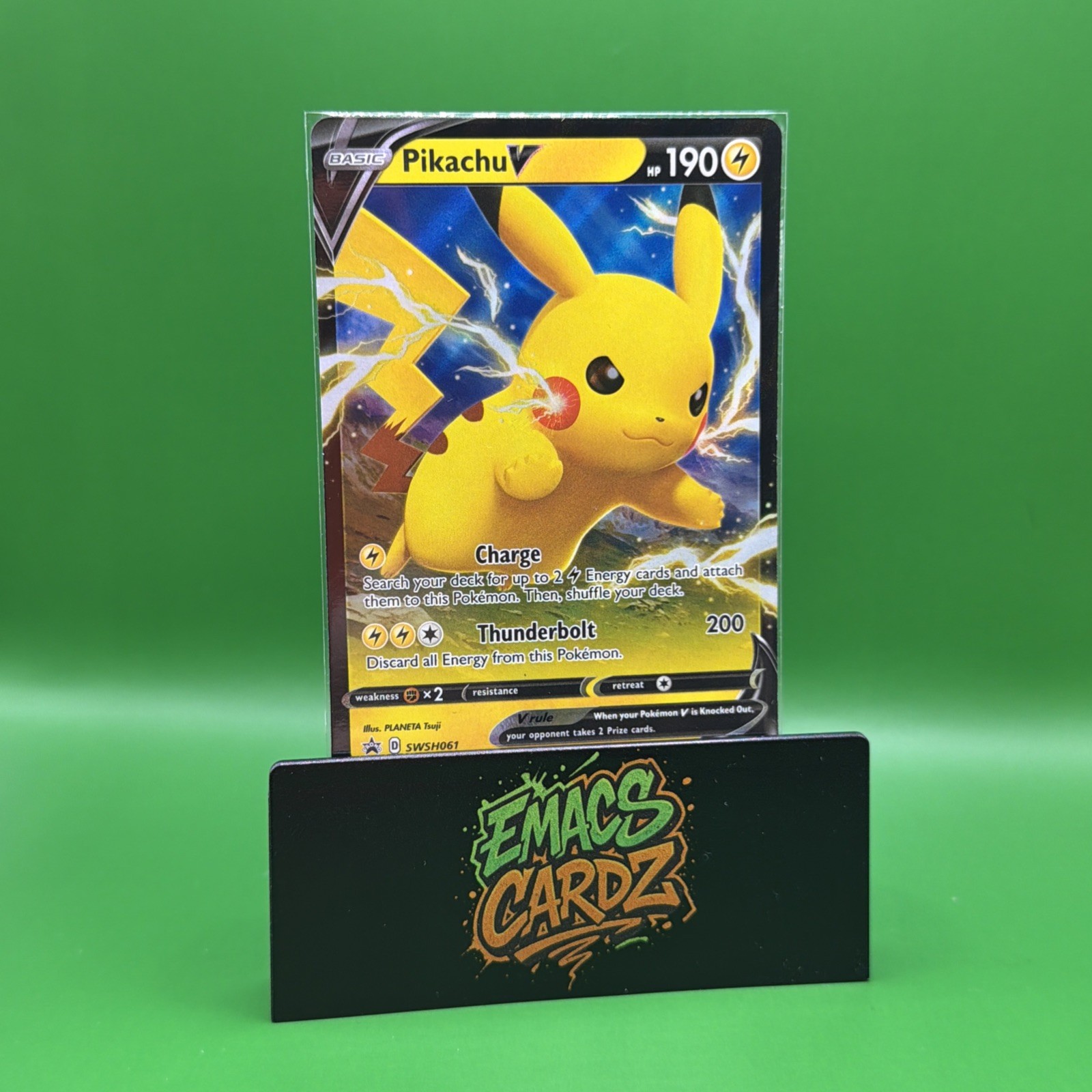 Pokémon - Pikachu V - 043/185 - Vivid Voltage - ULTRA RARE - NM