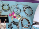Vintage Costume Jewelry 60+ Necklaces, Bracelets Wearable! No Missing Stones etc