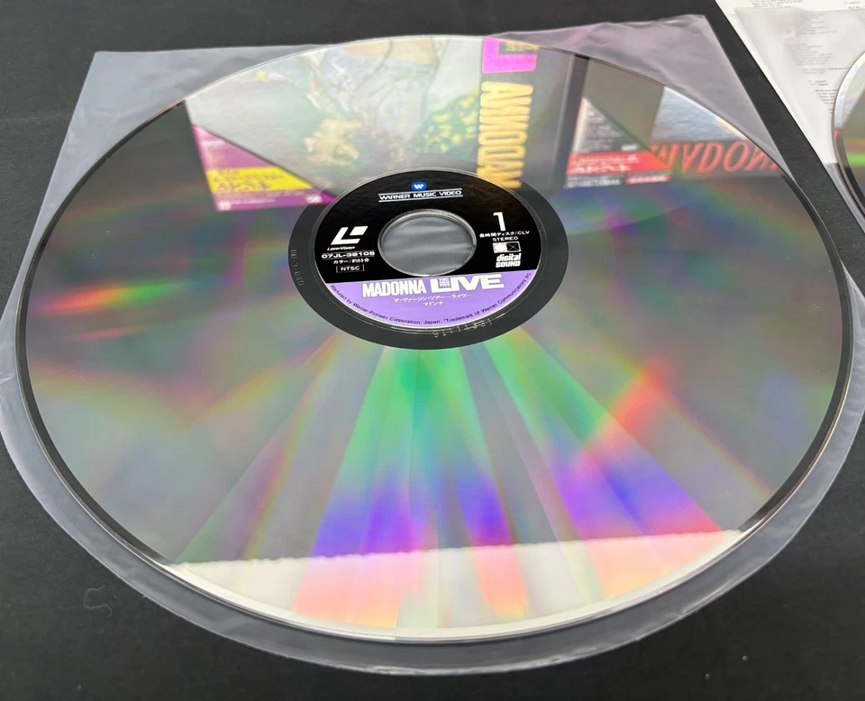 LOT OF 4 MADONNA Japan NTSC LDs w/OBI The Virgin Tour Live etc. LASER DISC - Image 4 of 4