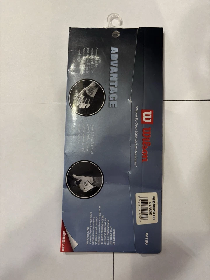 Guante de golf Wilson Advantage de cuero para mano izquierda para hombre X-grande Foto 2 de 2