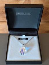 Warren James Swarovski Elements Silver Tone Necklace - New With Box
