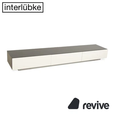 Interlübke Cube Holz Sideboard Weiß Anthrazit Schwarz Lowboard TV-Board - Bild 1 von 4