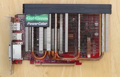PowerColor Go! Green Radeon HD 5750 1GB GDDR5 model number AX5750 1GBD5-NS3DH