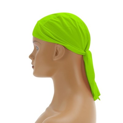 Fahrradkappe UV-atmungsaktiv 24 x 14 cm grün fluoreszierend 1 Stück