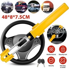 Steering Wheel Lock Anti-Theft Device Car Lock Durable Easy to Use for Cars Vans