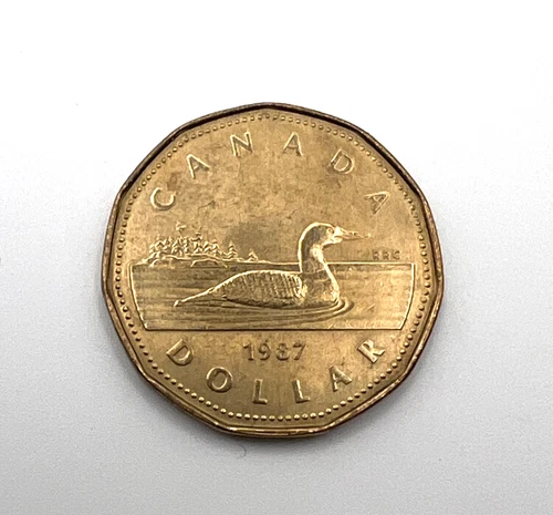 VINTAGE 1987 CANADA LOONIE DOLLAR COIN