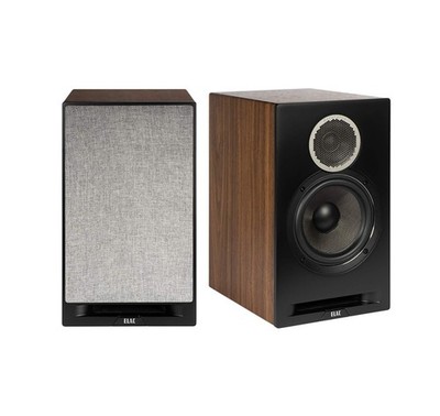 Elac DBR62-BK 6.5'' Bookshelf Speakers - Walnut/Black