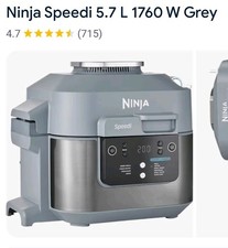 Ninja Speedi 10-in-1 Rapid Cooker and Air Fryer Grey, 5.7L, ON400UK.Brand New