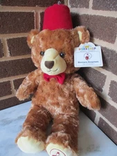 Build a Bear Shriners Hospital for Children Bear 18" Plush Red Hat + Bow Tie