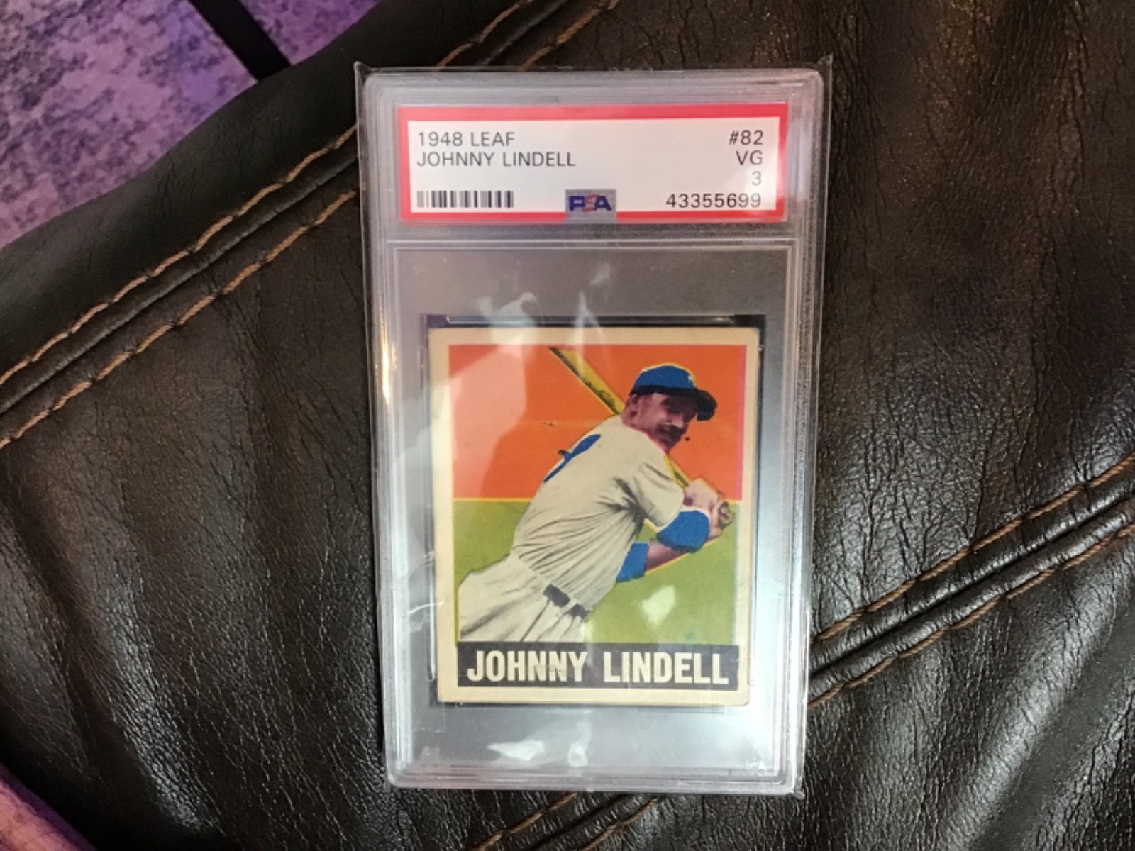 1948 Leaf Johnny Lindell #82 PSA 3