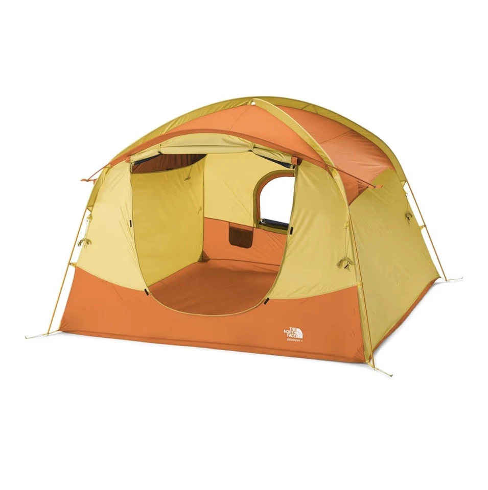 Tienda The North Face Sequoia 4, estilo # NF0A87BSY04, color amarillo limo/óxido del desierto Foto 4 de 4