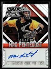 2014 PRIZM DRAFT SILVER PROSPECT AUTO MAX PENTECOST BLUE JAYS