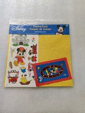 Mickey Mouse Theme Park Scrapbook Kit/Paper/Stickers/Die Cut/Frames/New