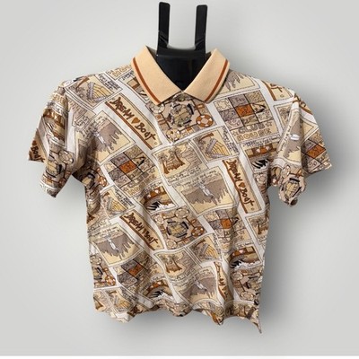 Jean Charles de Castelbajac Sport Polo Size 2 Travel AOP Raika