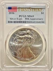 2016 American Silver Eagle MS69 PCGS 30th Anniversary 1$ First Strike -Excellent