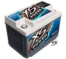 XS Power D4800 3000 Amp AGM Battery with M6 Terminal Hardware - 12 Volt 72Ah